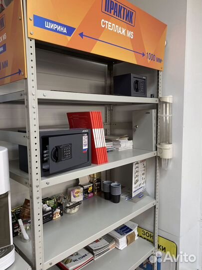 Металлические стеллажи для магазина