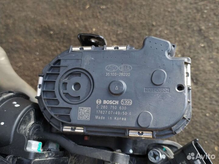 Впускной коллектор hyundai solaris 2