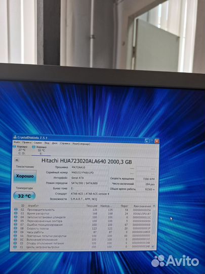 Серверный жесткий диск hgst 2TB