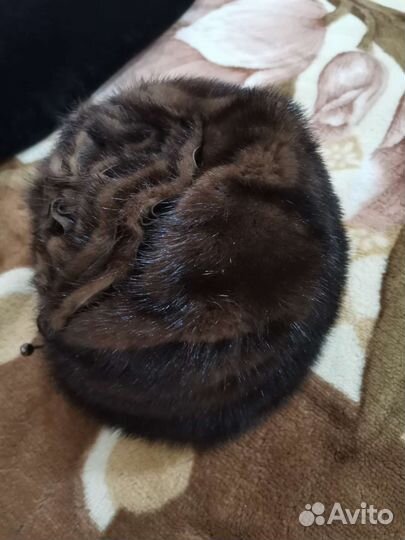 Берет женский норковый