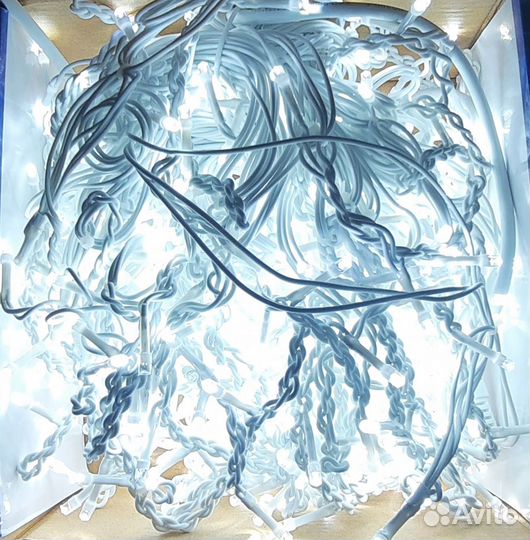 Гирлянда уличная бахрома 20 м