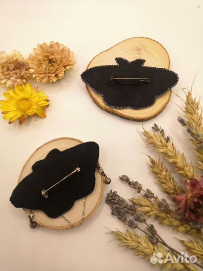 Броши Мотыльки