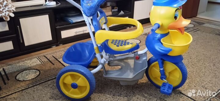 Велосипед детский 3х колёсный с музыкой