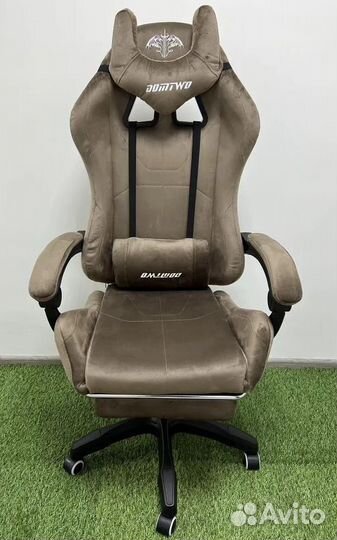 Компьютерное игровое кресло геймерское с массажем