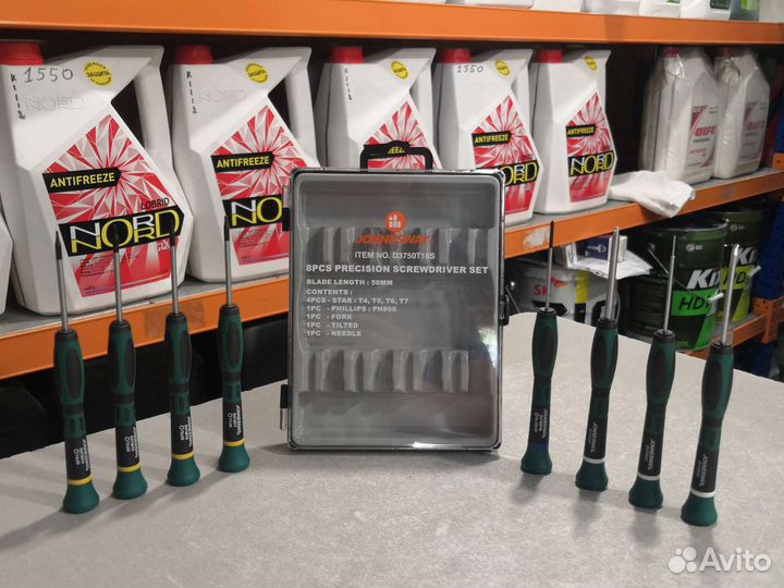 Набор отверток для точной механики 8 пр. jonnesway