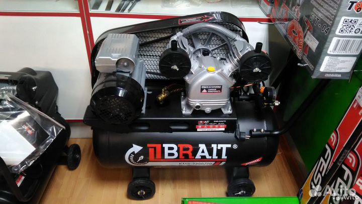 Компрессор 2,2 кВт 70 л 360 л/мин 10 бар