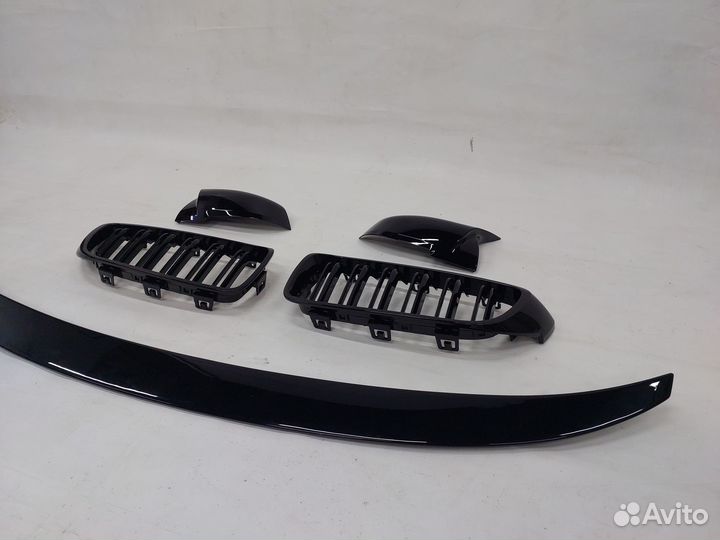 BMW F36 спойлер+крышки+ноздри Mlook