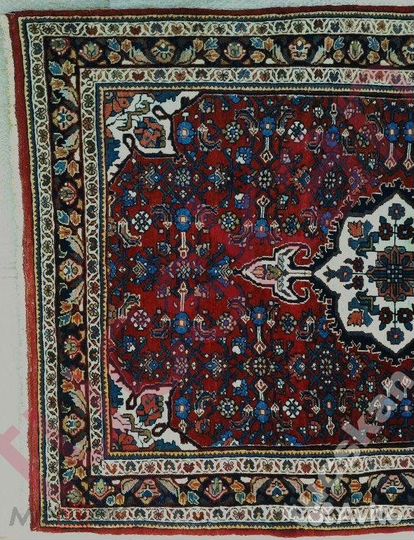 Персидский ковер ручной работы шерсть/шёлк Биджар