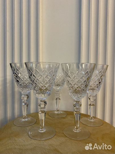 Бокалы фужеры хрустальные СССР