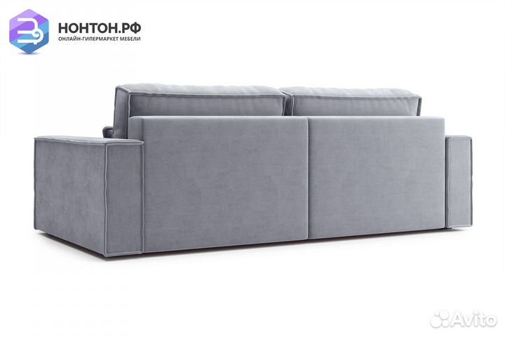 Диван тик-так Сохо 3-х местный серый