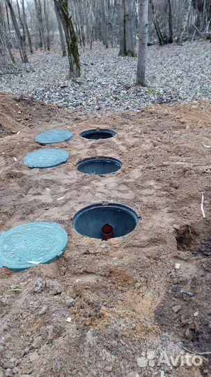 Септика из бетонных колец