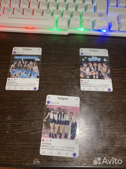 Карты gidle lnstagram