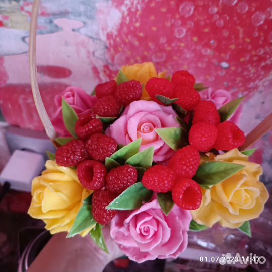 Букет из мыла ручной работы