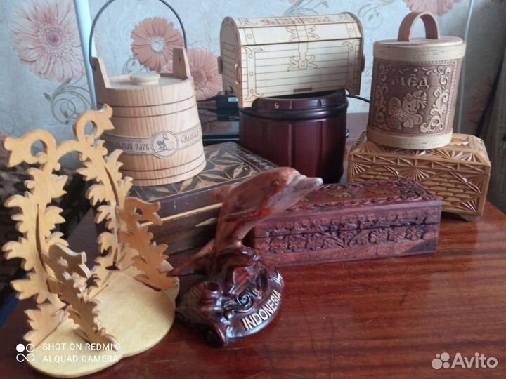 Шкатулки и изделия из дерева