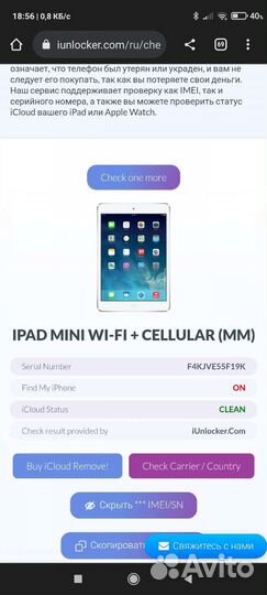 iPad mini cellular