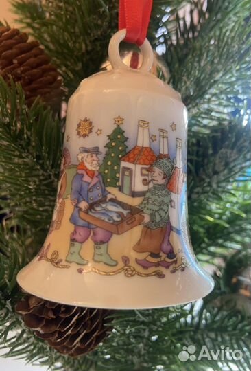 Фарфоровые новогодние игрушки