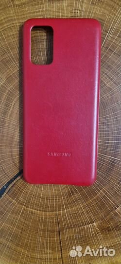 Чехол Samsung Leather Cover для Galaxy S20+, Red