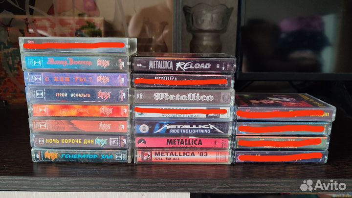 Аудиокассеты (рок, металл)