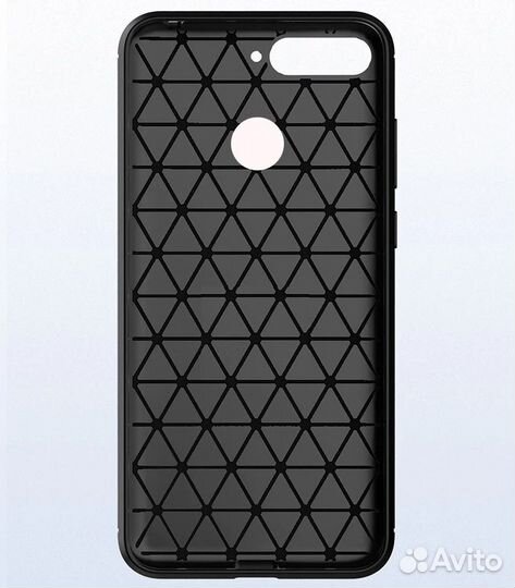 Стильный Чехол-Накладка для Huawei Honor 7c Black