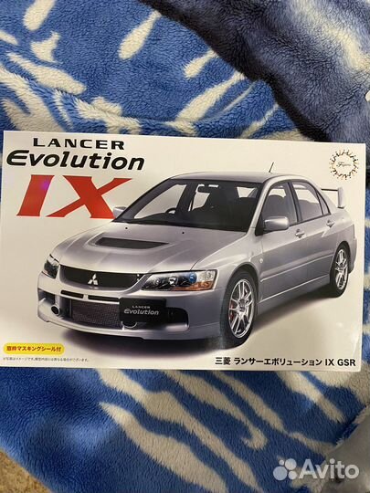 Сборная модель 1/24 mitsubishi lancer fujimi