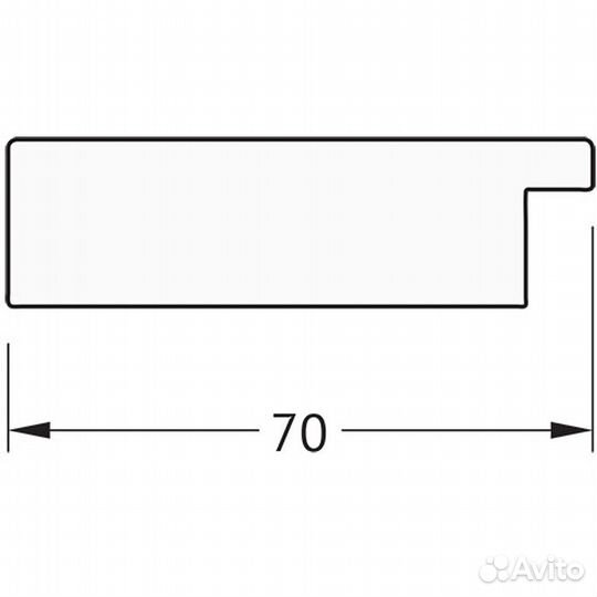 Зеркало Evoform Definite 76х56 BY 3051 в багетной