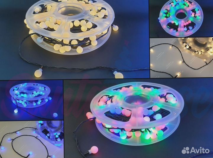 Гирлянда шарики уличные оптом