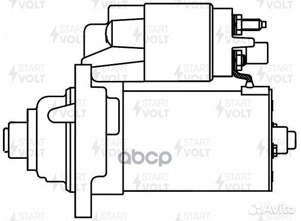 Стартер для а/м VAG Fabia (99) 1.4i MT 1,2кВт LSt