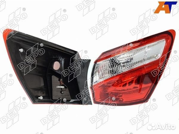 Фонарь задний nissan qashqai
