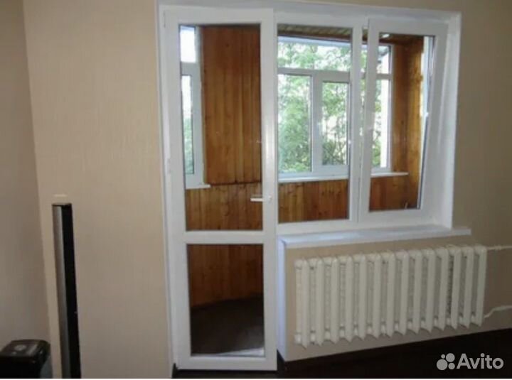 Окна пластиковые бу мск с дверью