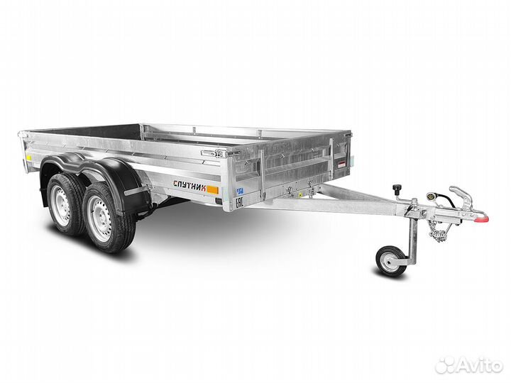 Прицеп легковой Спутник 3.0х1.5 двухосный.Оцинкова