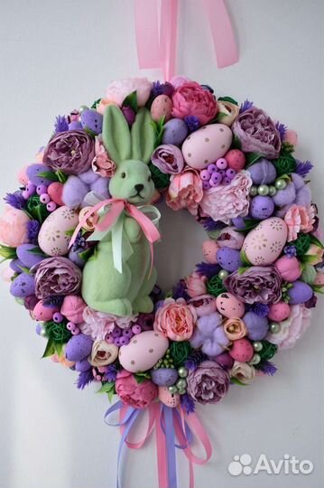 Венок декоративный на дверь