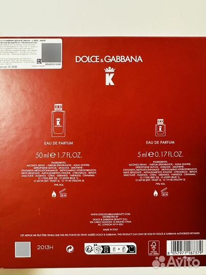 Dolce&gabbana K by Dolce & Gabbana Eau de Parfum