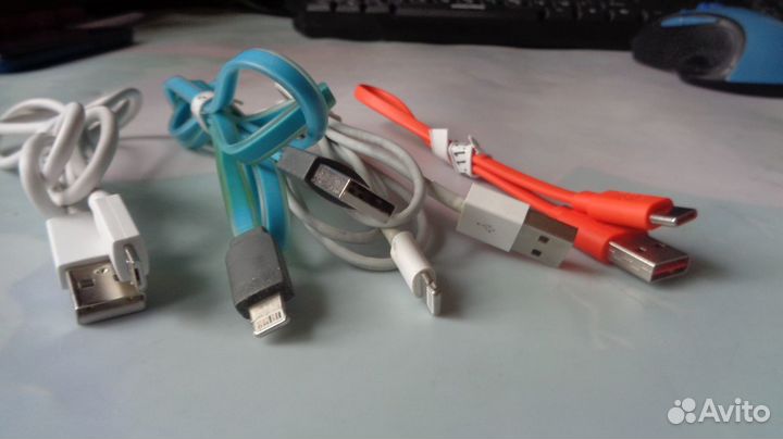 Кабели телефона microUSB/lightning iPhone/Type-C