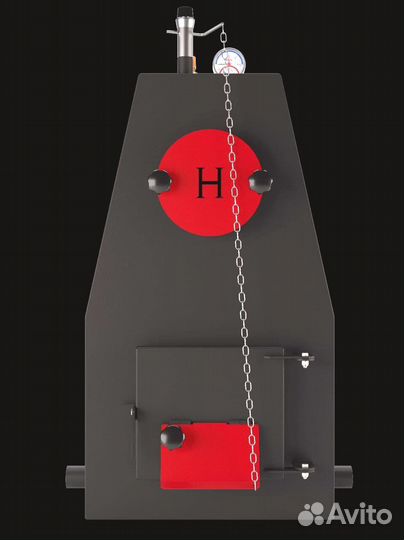 Твердотопливный котёл 65 квт