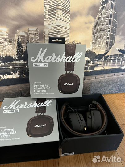 Беспроводные наушники marshall major 4