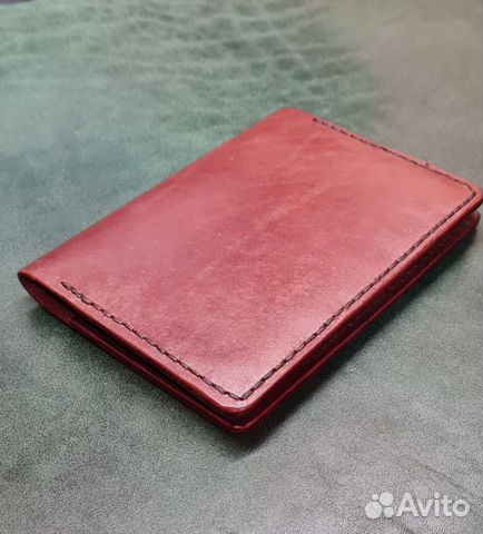 Кожаная обложка на паспорт