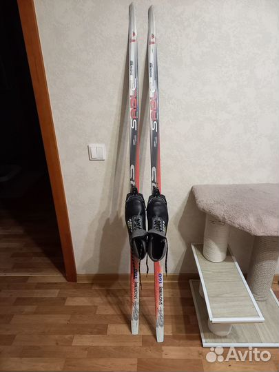 Лыжи беговые с ботинками