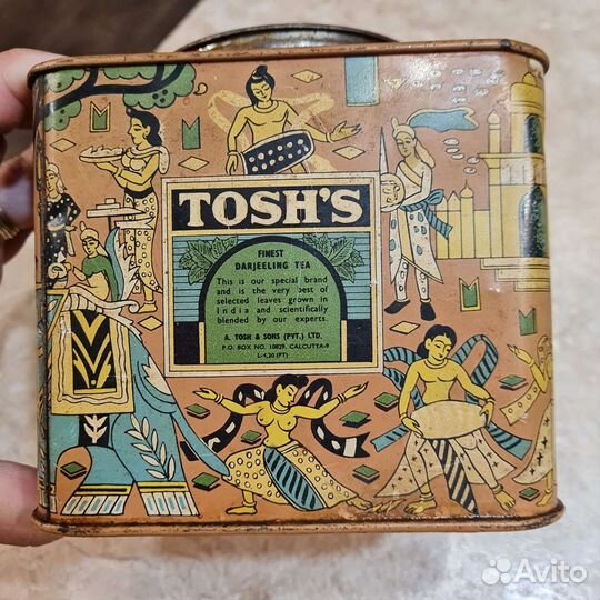 СССР жестяная банка из под чая
