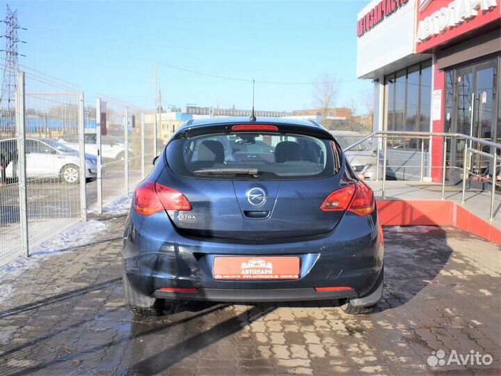 Opel Astra 1.6 МТ, 2010, 65 978 км