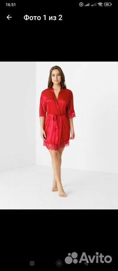 Халат Атласный Эротический