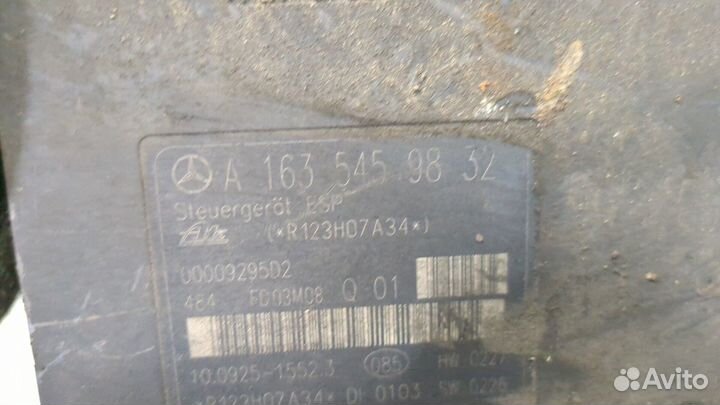 Блок абс, насос Mercedes ML W163