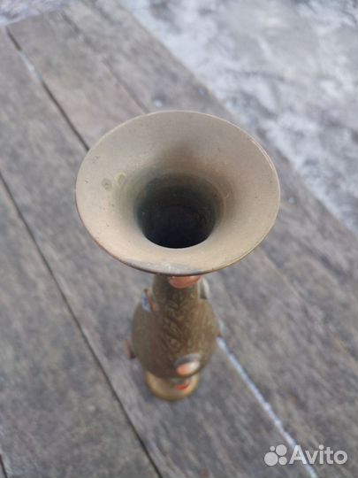 Ваза латунь