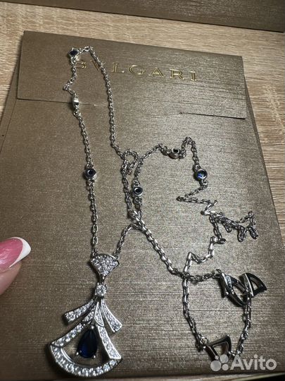 Bvlgari кулон vgold