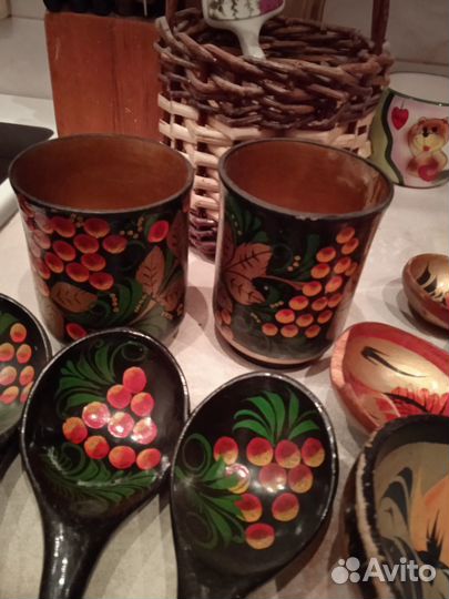 Ложки деревянные хохлома