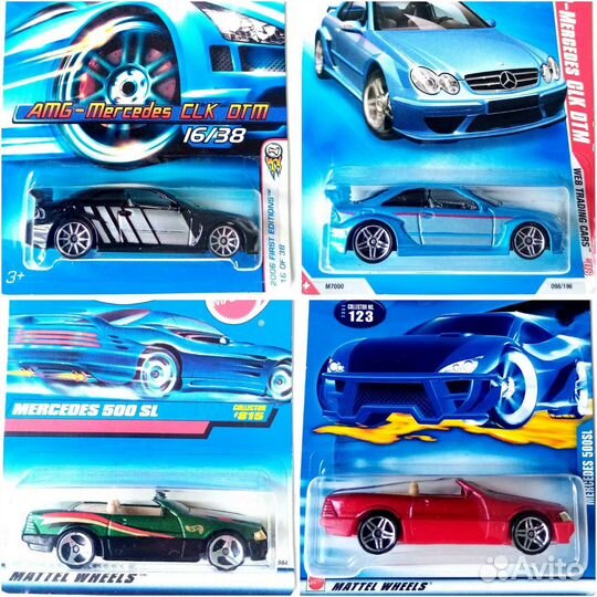Hot wheels Bmw Mercedes Porsche