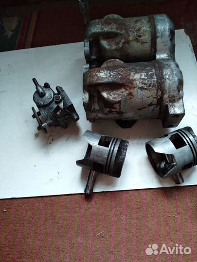 Цилиндры, поршни, карбюратор на Вихрь 20, 25