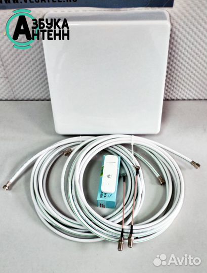 Комплект 4g интернет в дом mimo-антенна+модем