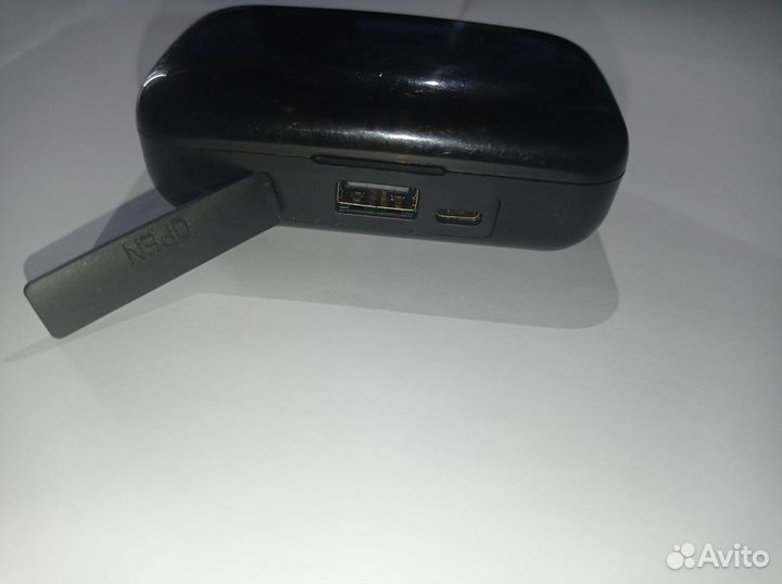 Bluetooth наушники-повербанк(черные)