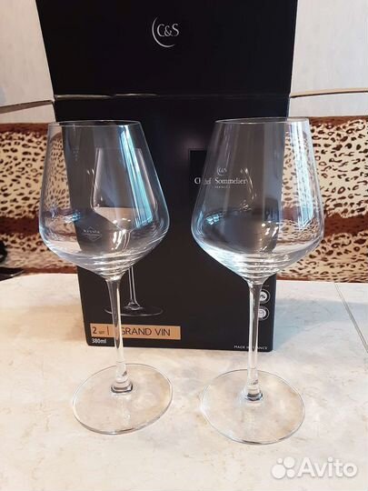 Бокалы для вина Франция новые