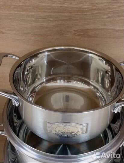 Набор кастрюль из нержавеющей стали